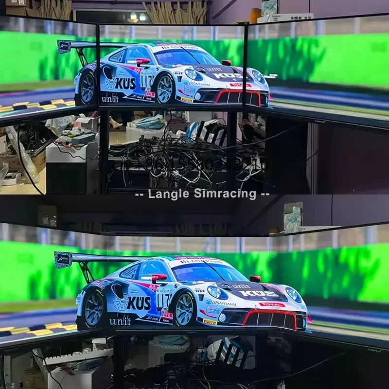 2026 hot for ROG Bezel Free Kit Three Screen Display Triple Monitors Edge Elimination Optical Seamless Splicer Racing