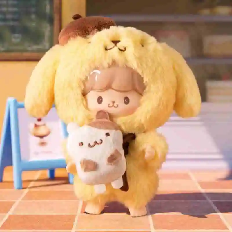 Buscando a Unicorn King Zhuo, Sanrio familia amigos serie caja ciega colgante de goma suave accesorios de felpa regalos de peluche