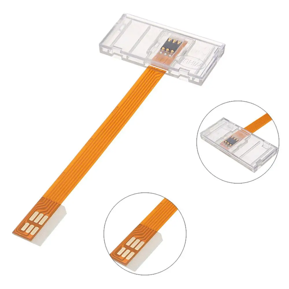 

Transparent for Mobile Phones Sim Card Durable SIM Card Open Device Big To Small Converter SIM Card Adapter