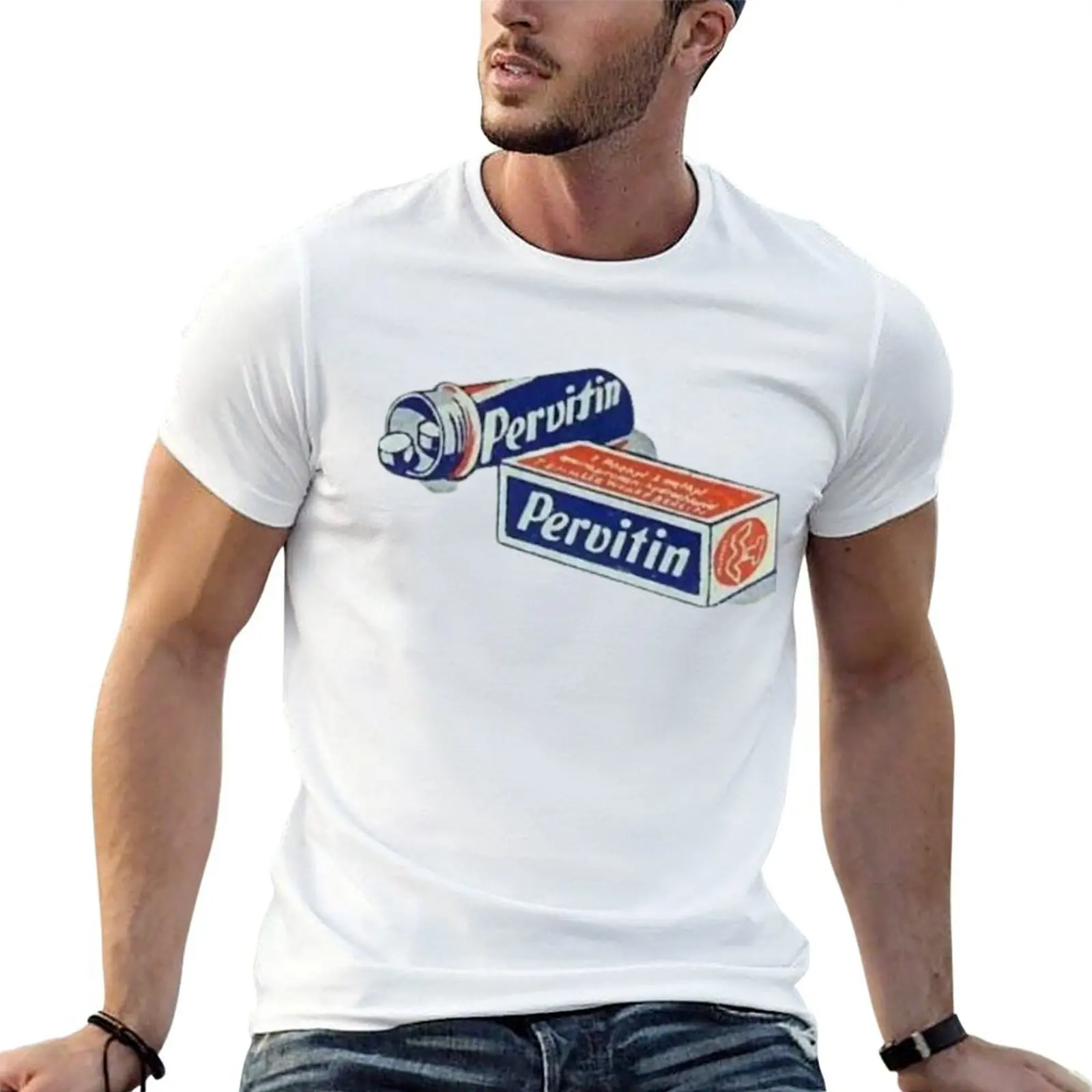 

Pervitin T-Shirt t shirts for man cotton funny t shirts designer man t shirts for men T-Shirt