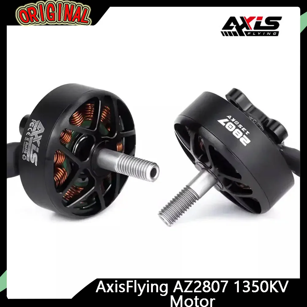 

Бесщеточный двигатель Axisflying AZ2807 1350KV — высокая плотность мощности для 7-дюймового мини-квадрокоптера FPV Freestyle, требуется ESC