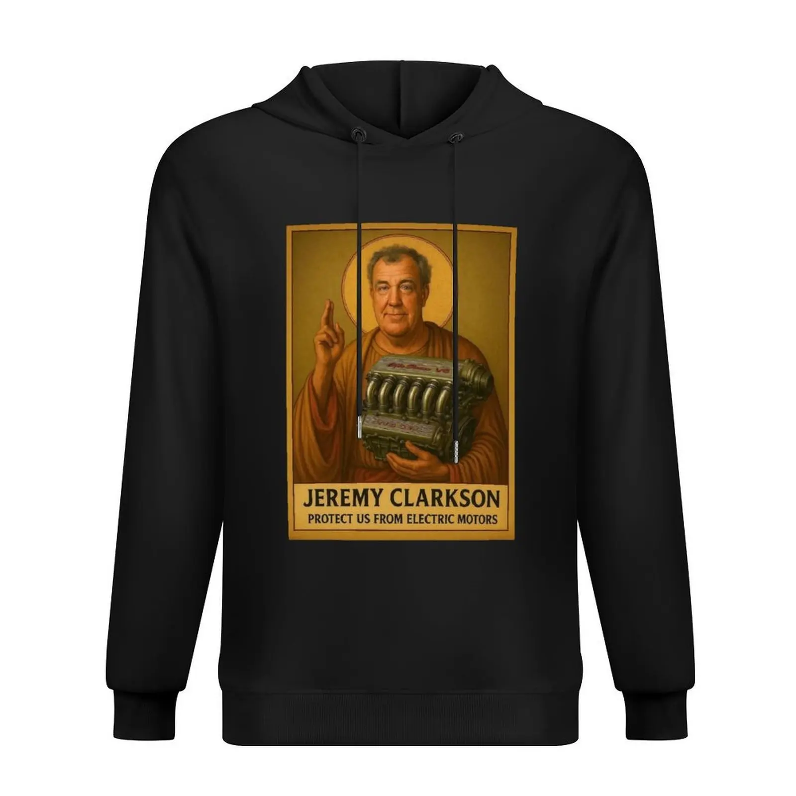 

Saint Clarkson - Save us from EVs! Hoodie mens clothes autumn men's coat big size hoodie