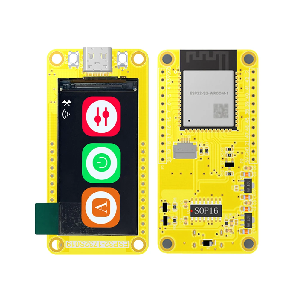 ESP32-S3 Development Board Type C WIFI BT 1.9-inch ST7789 170*320 Resolution TFT IPS LCD Display 8M PSRAM 16M Flash ForArduino