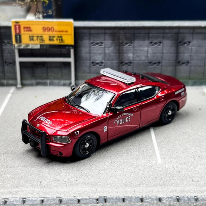 

Rollin 1/64 Charger Police Alloy Car Model Classic Adult Souvenir Gift Decorations Static Display