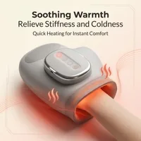Masseur pour les mains avec compression par airbag, machine de massage des doigts, du poignet et de la paume, gant vibrant pour la relaxation des muscles des mains, cadeau pour hommes et femmes 1