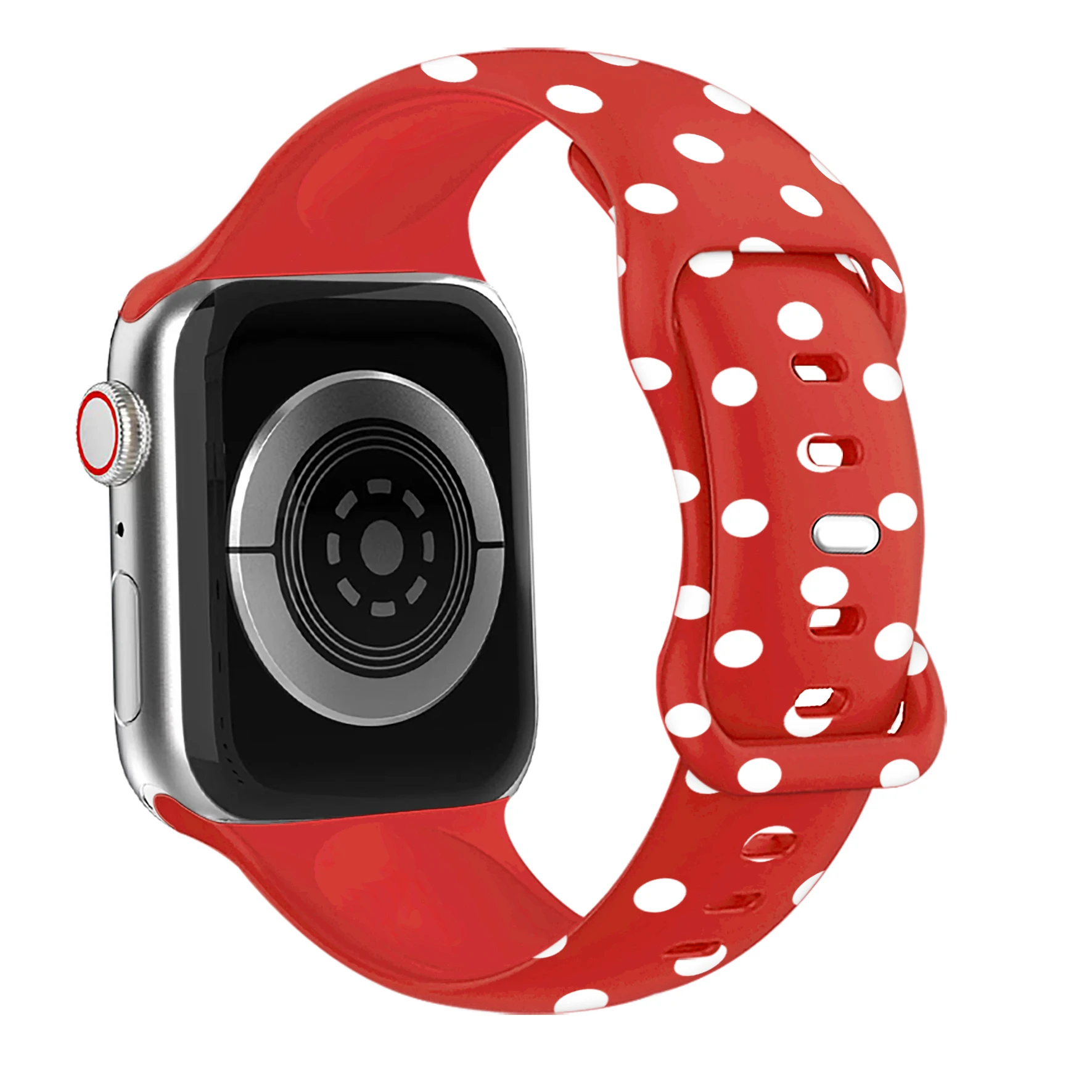 Polka Dot Pattern Printed Straps for Apple Watch Series 11 10 9 8 7 SE Bands Replaceable Bracelet for IWatch 46mm 42mm 41mm 45mm