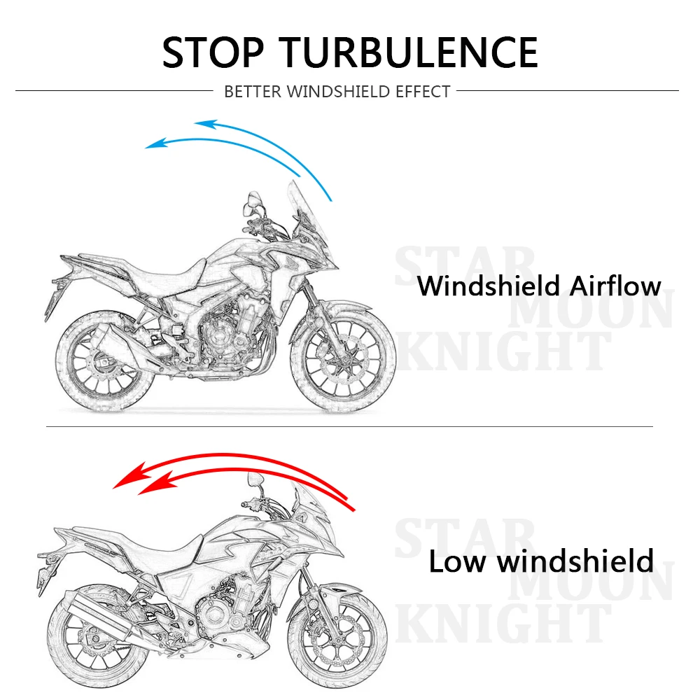 NC750X (2011- 2015) Windscreen Windshield For Honda NC750X NC 750 X 750x Wind Shield Screen Protector Parts