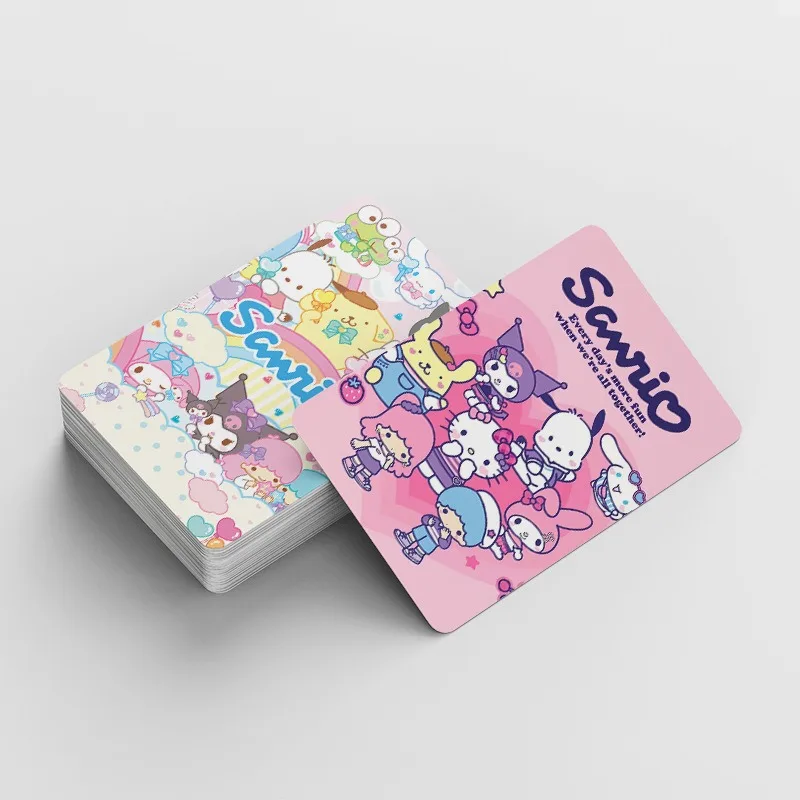 Disney Peripheral Essential 92pcs Sanrio Small Card Cartoon Peripheral Greeting Card Handbook Sticker Ins Wind 3-inch Small Card