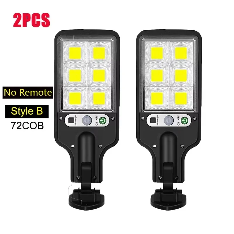 Outdoor Solar Wall Led-licht met bewegingssensor van het menselijk lichaam 3-modi Tuinterras Garage Binnenplaats Waterdichte straatverlichting