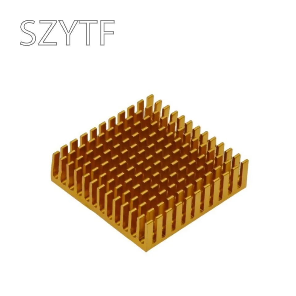 Heatsink Radiator Cooler Radiator Aluminum 40x40x11MM Gold Slot High Performance Heat Sink For MK7 MK8 3D Printers