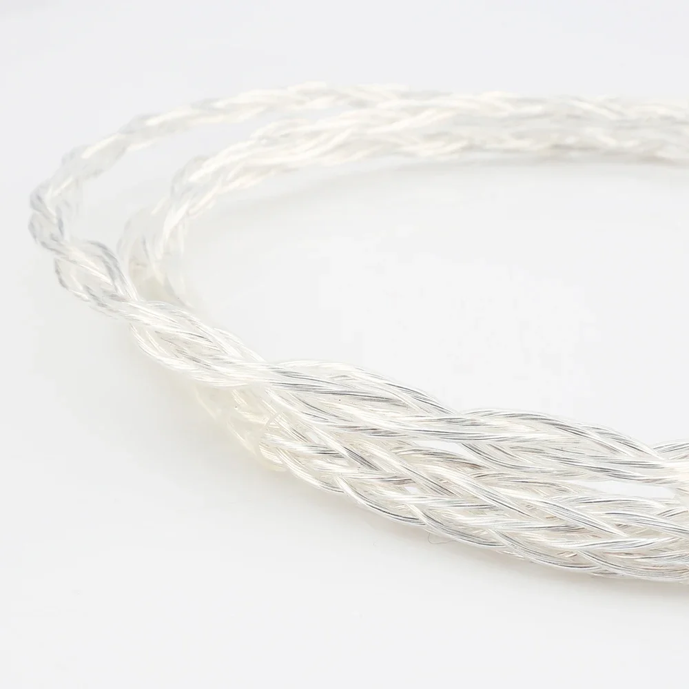 1 ชิ้น Audiocrast OCC 8AG Silver Plated สายสัญญาณเสียง RCA ถึง 2RCA เชื่อมต่อสาย RCA splitter ถึง 2RCAs