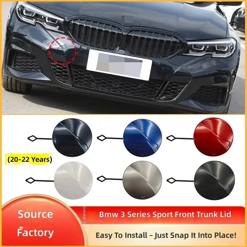 For BMW 3 Series M Sport G20 G28 Front Bumper Trailer Tow Hook Cover Cap 51119448801