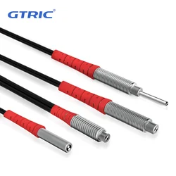 GTRIC Fiber Optic Sensor Probe Diffuse Reflection M3 M4 M6 1-2M Cable Coaxial Non-coaxial Photoelectric Optical Proximity Switch