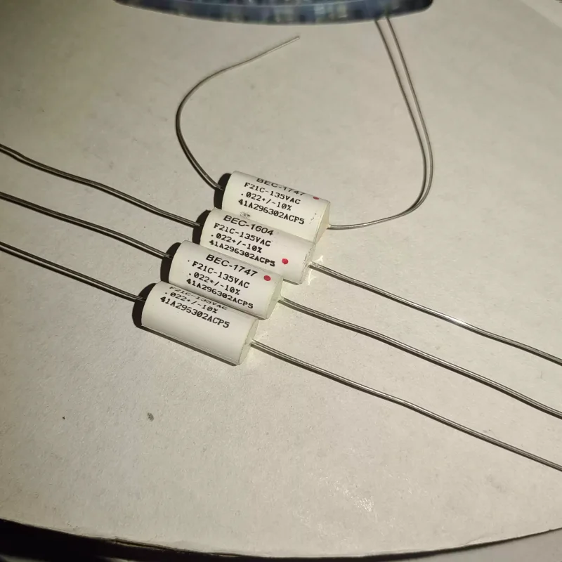 10-100pcs imported American BEC F21C 0.022UF 135VAC audio fever axial infinite film capacitor