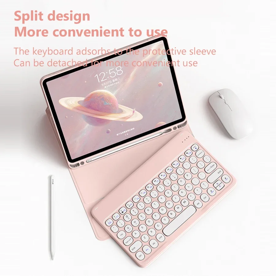 For Samsung Galaxy Tab S8 Ultra Case Magnetic Bluetooth Keyboard Cover Pencil Holder For Tab S8 Ultra 14.6 Keyboard Mouse Case