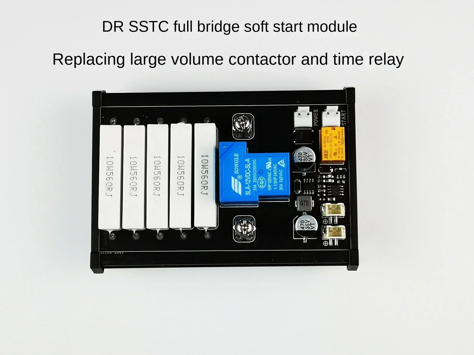 DRSSTC Integrated Single-phase Power Soft Start Module Replaces AC Contactor And time Relay