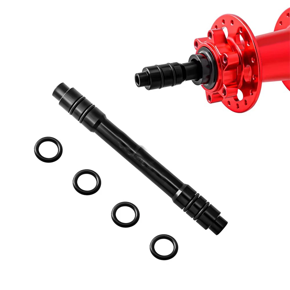 Nabendurchsteckachsen-Adapter 12 auf 9 mm, 110, 135, 142, 148 mm, 15 auf 9, 100 mm Steckachse auf Schnellspanner für MTB- und Rennrad-Vorder- und Hinterrad – Detail 11