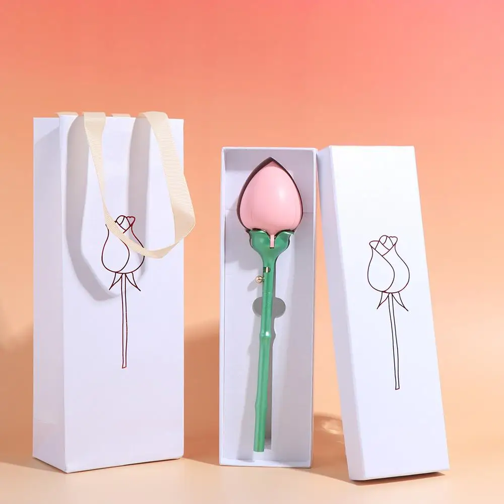 

Dustproof Flower Proposal Ring Box Waterproof Elegant Auto Blooming Jewelry Box Red Pink Rose Ring Box Engagement