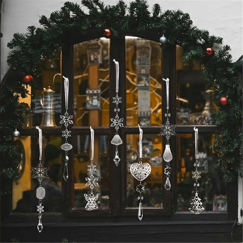 Klar Weihnachten Baum Ornament Bruchsicher Acryl Hängen Dekore Sicher Für Kinder Pet Langlebige Urlaub Dekoration C7AC