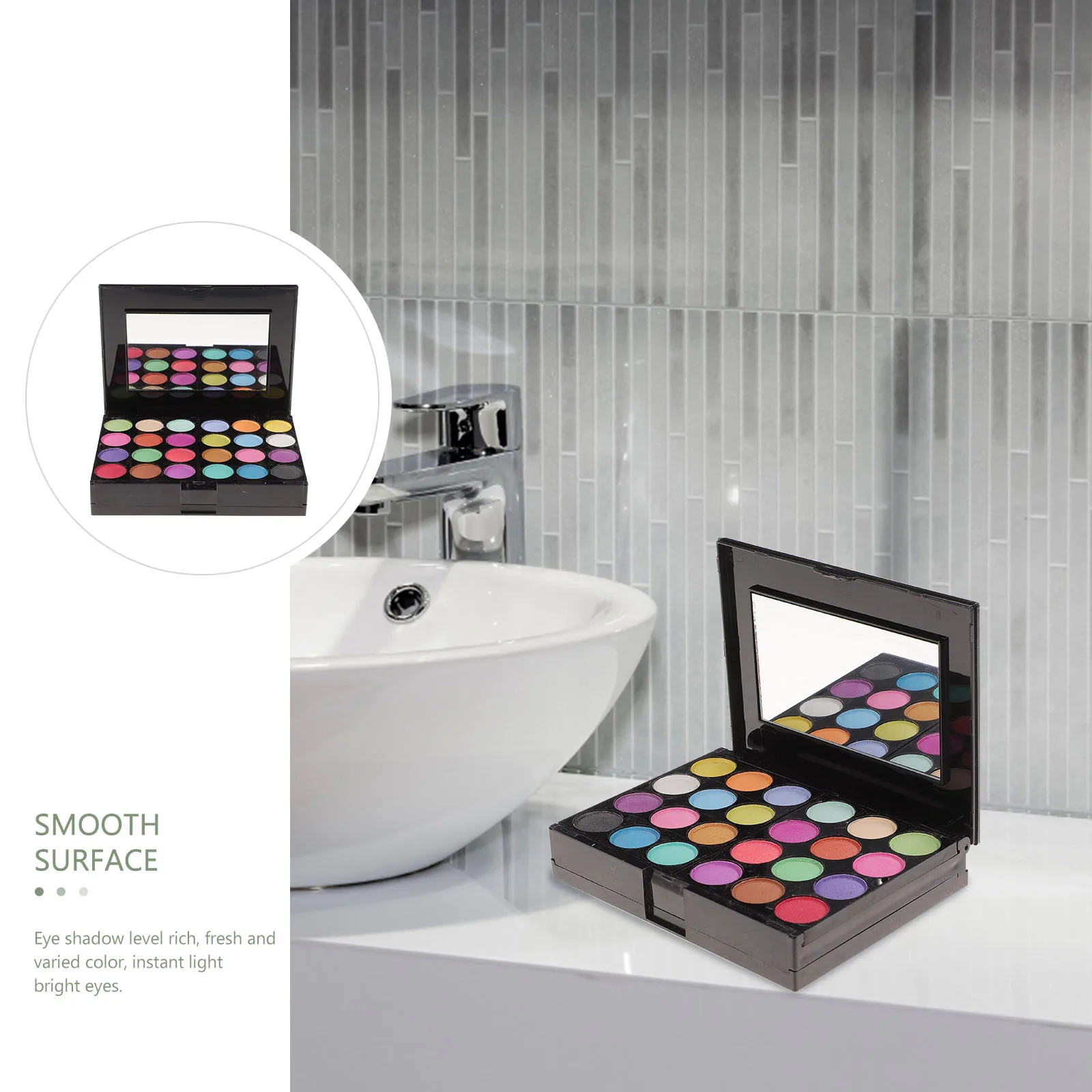 مجموعة ظلال عيون مكونة من 24 لونًا مكونة من 4 ملمع شفاه و3 أحمر خدود وخدود 2 مجموعة مكياج بودرة مدمجة مجموعة مكياج احترافية قابلة للمزج