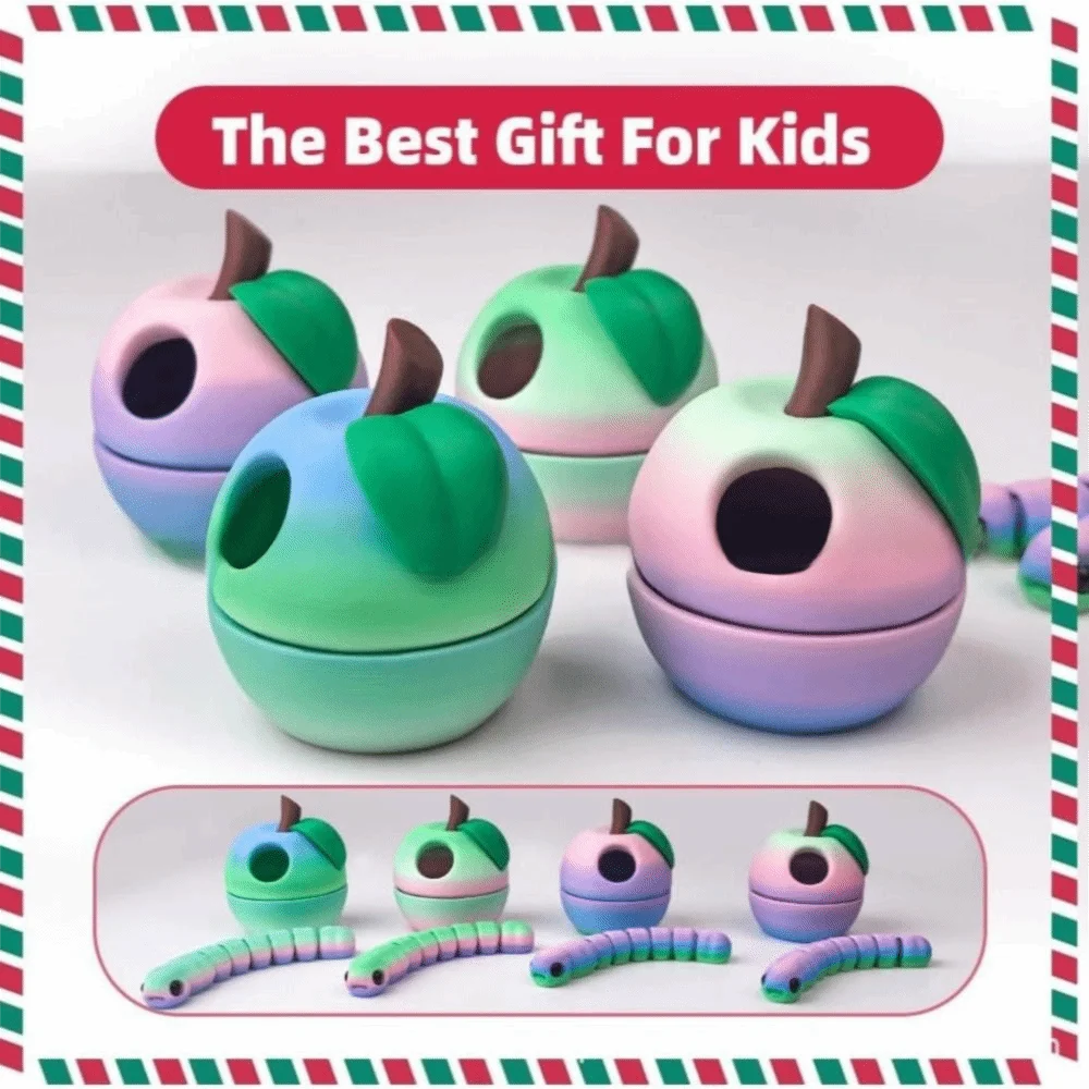 Full Body Joints 3D Printed Fruit Multi-color Cute and Silly Movable Model Figure Educational Movable Design