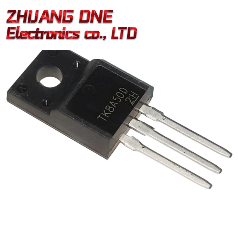 10Pcs/Lot K8A50D TK8A50D TO-220F 8A 500V MOSFET N-Channel Field-effect Transistor 100% New Original