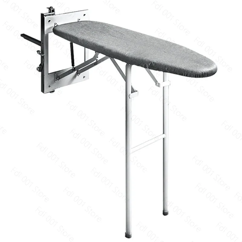 Wall Mounted Drop Down Ironing Board Wardrobe Cabinet Built-In Push Pull Out Sliding Tabletop Ironing Board