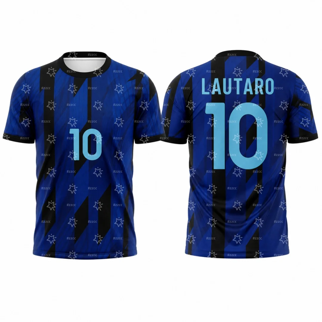 26-27 Italy Match jerseys Federico Dimarco Lautaro Martínez football jersey Summer Sports Men's T-Shirt Kid's Clothing Tee