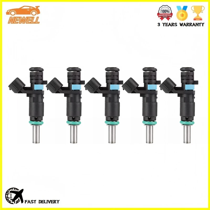 5pcs 07K906031C FJ1067 FI11378S Fuel injector For VW Rabbit Golf Jetta Beetle Passat 2.5L L5 2007-2013