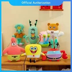 SpongeBob SquarePants Plush Toy Anime Patrick Star Stuffed Doll Cute Gary Cartoon Squidward Kawaii Mr.Krabs Plankton Sandy Gift