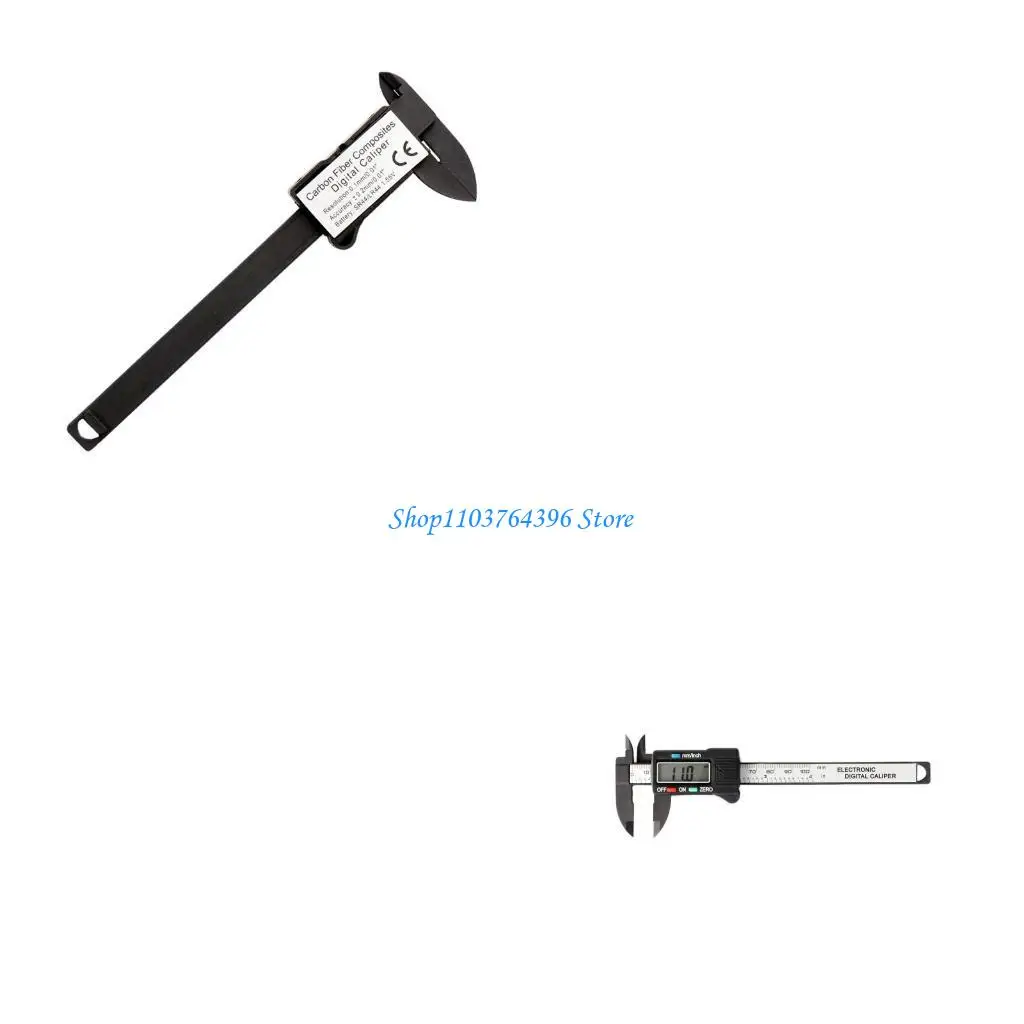  Large LCD Screen Caliper Measuring Tool Digital Vernier Caliper with Auto - Off Feature Inch Metric Fraction Conversion