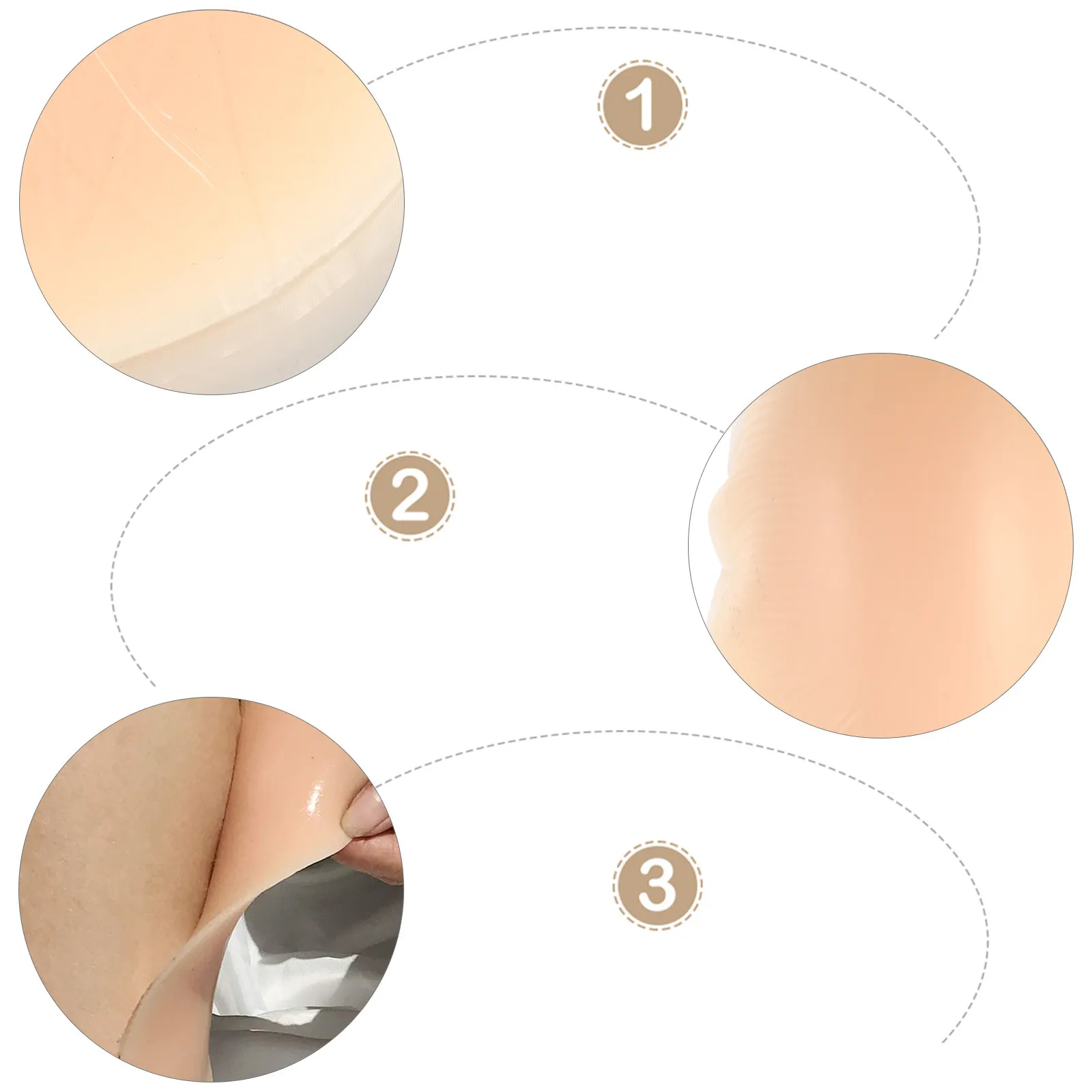 

1Pair Soft Silicone Calf Corrector Pads Visually Hide Imperfections Natural Look Leg Onlays for Crooked Or Thin Legs Corrector