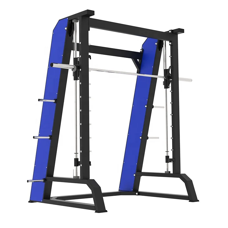 Factory Direct Sales Commercial  Equipment Multi Functional Power Squat Rack Trainer  Machine for Fitness Bodybuilding