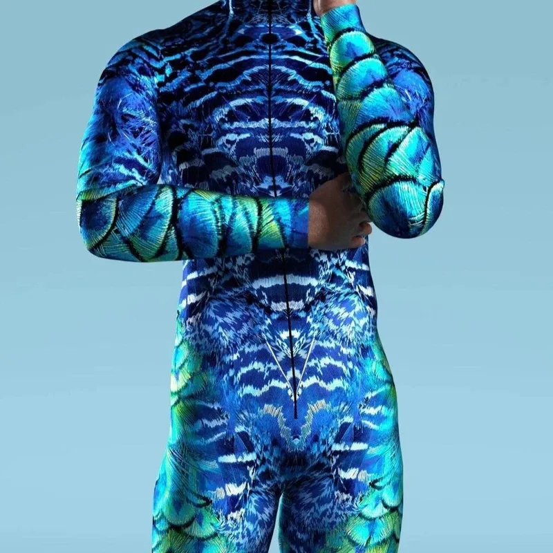 بدلة درع ميكانيكية من CyberPunk من Zentai للرجال والنساء لحفلات الهالوين التأثيرية على شكل جمجمة Steampunk زي سباندكس بدلة قطعة واحدة