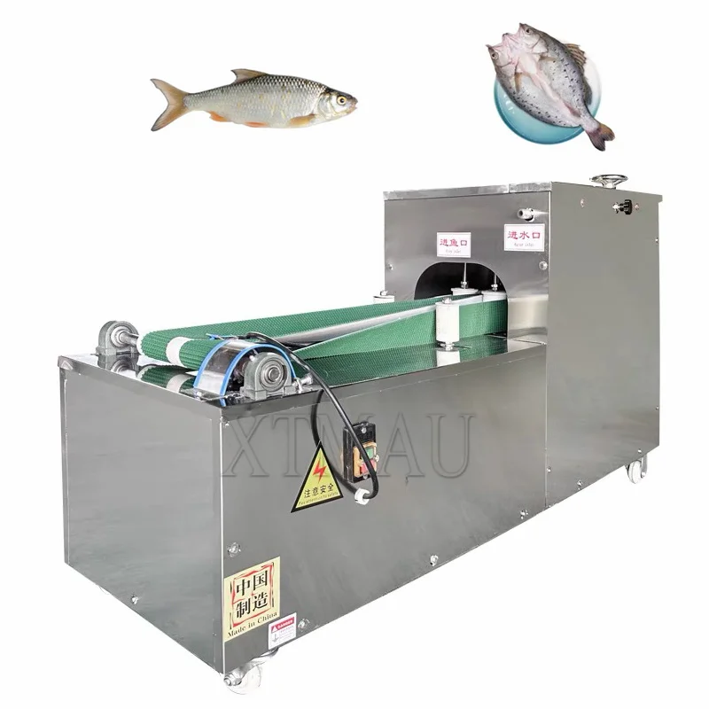 

Electric Fish Back Opening Machine Commercial Fish Meat Processing Machine