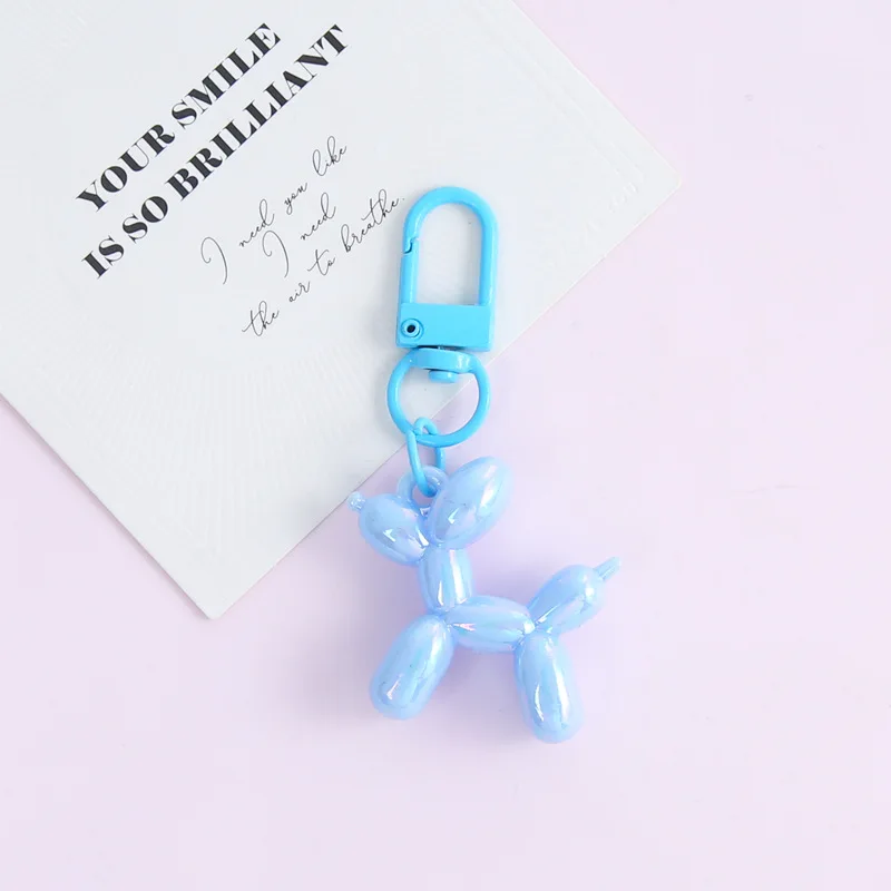 5/10 Stück Niedliche Cartoon-Ballonhund-Schlüsselanhänger für Damen Taschenanhänger Autoschlüsselanhänger Schmuck Geschenk Dekoration Accessoires – Detail 9