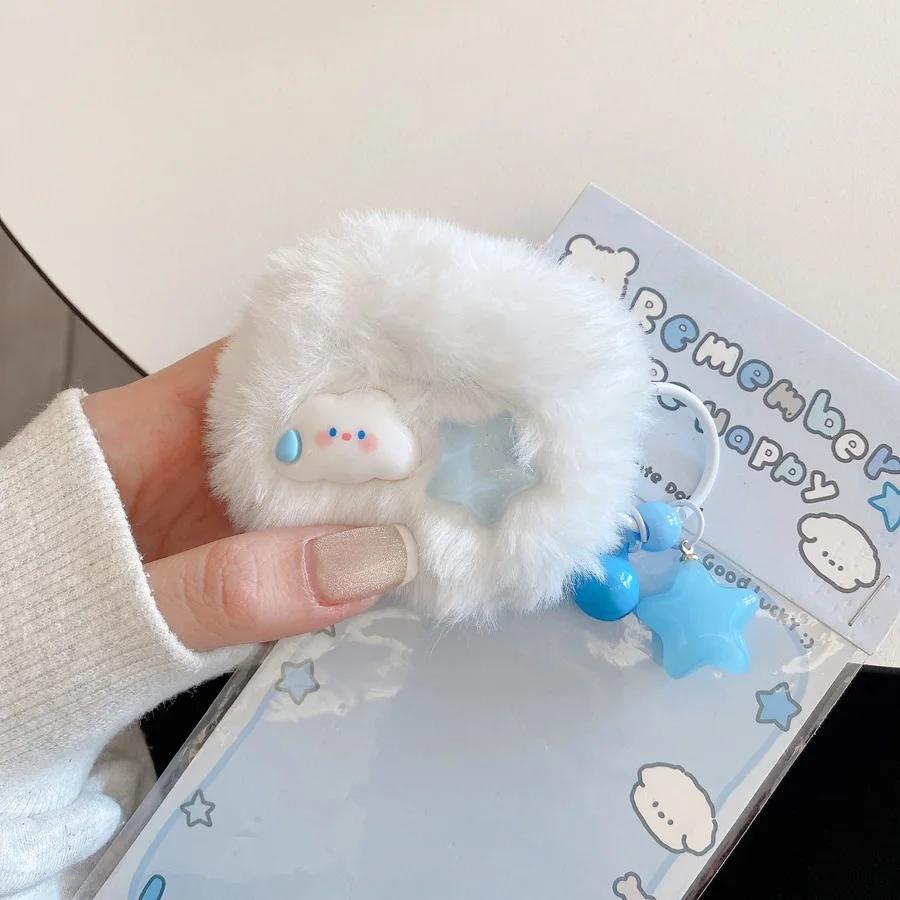 Para apple airpods 4 caso airpods pro 2/airpods 3/airpod 2 capa bonito estrelas pingente moda fone de ouvido capa air pods pro