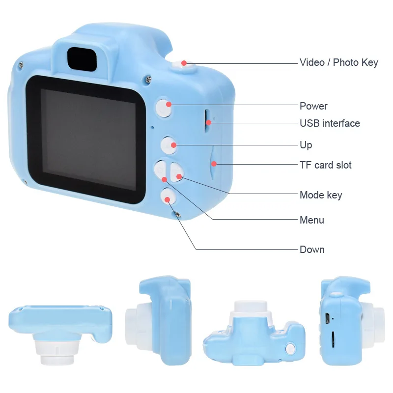 Mini Children Camera Toys Kids Projection Video Camera Portable Child Early Education Little Photographer Toys Camera Gifts