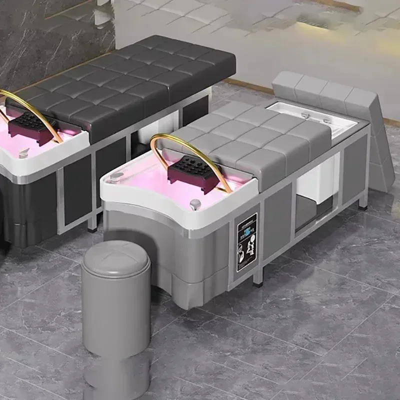 

2025 Multifunctional Hair Salon Spa Shampoo Bed Barber Chair Beauty Salon Head Spa Furniture