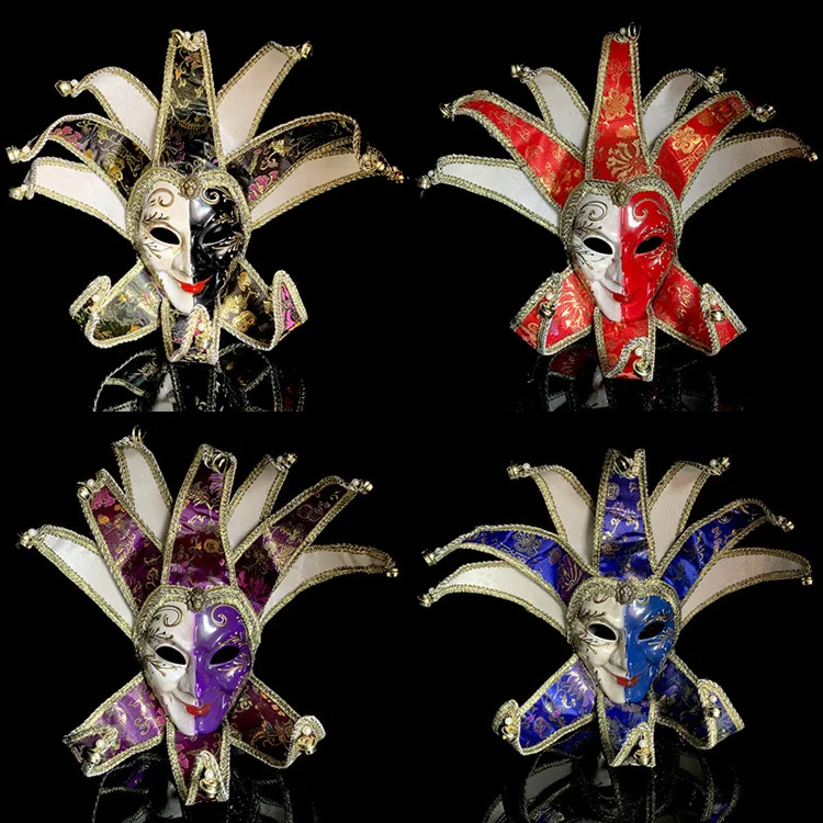 Italy Venetian Mask Women Halloween Party Masquerade Costume Mask Bar Performance Prop Stage Cosplay Accessory