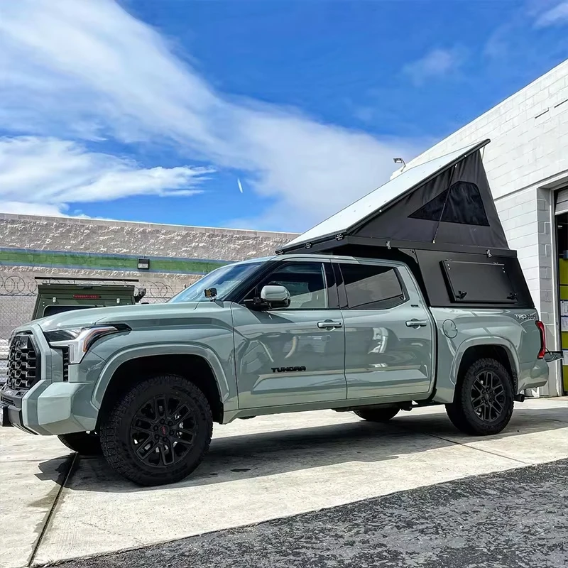 Overland Pickup Truck Pop up Camper Wedge Lightweight Waterproof Ranger Tacoma Hilux Professional Manufacturer