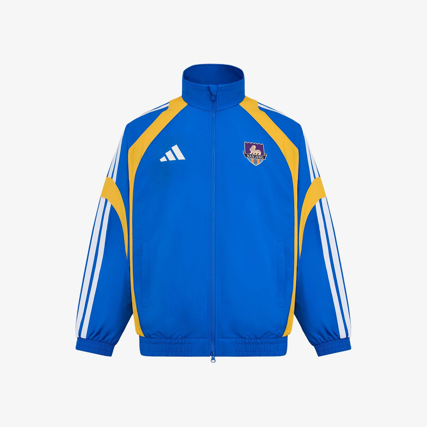 Adidas genuine unisex stand up collar zipper long sleeved debut jacket LG1969