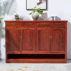 New Chinese style S45 solid wood shoe cabinet home entrance hall porch cabinet large capacity multi-layer storage shoe rack