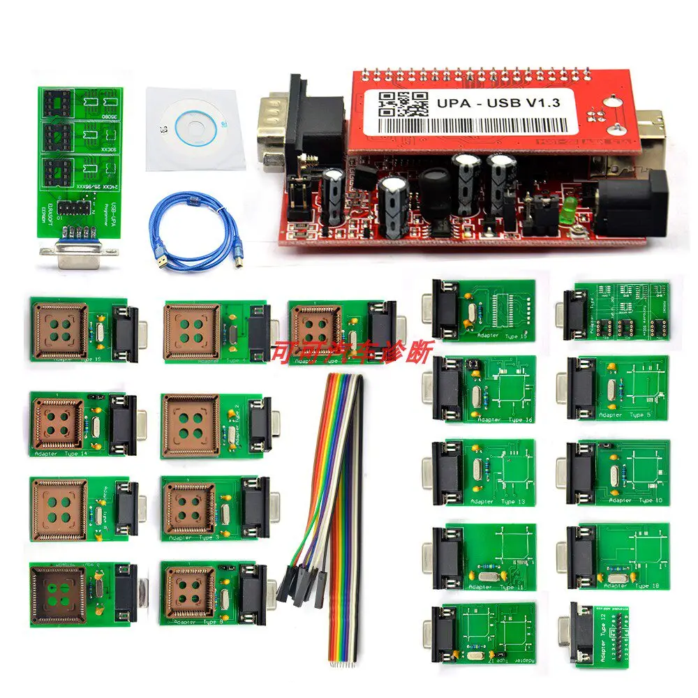 2014 UPA USB V1.3 Programmer Full Adaptors