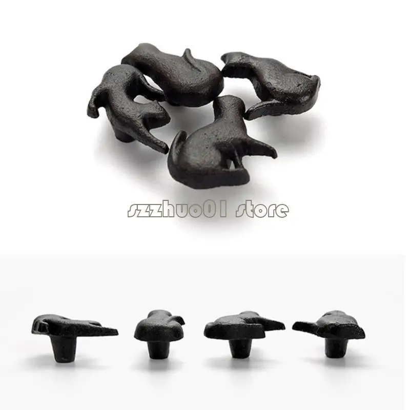 M3GA 4Pcs Wardrobe Knob Cats Drawer Handle Cupboard Pulls Easy to Install