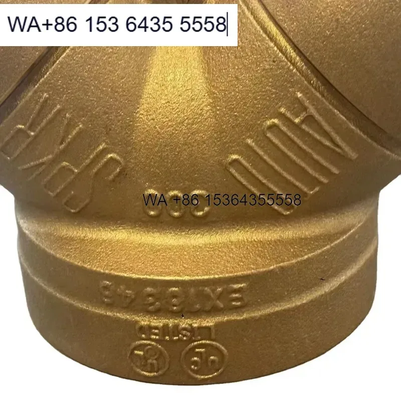 Wmwmnu UL FM Fire Protection System Sprinkler Pipes 300PSI Brass Siamese Connections Clapper for Fire Fighting