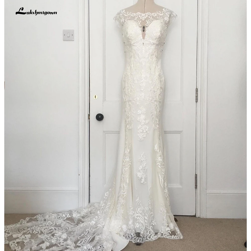 Elegante abito da sposa con macchia di sirena per donna abito da sposa con scollo a V profondo abito da sposa su misura Robe De Mariée