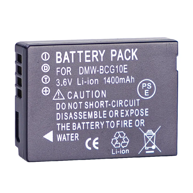 DMW-BCG10 Bateria do aparatu DMW-BCG10E 1400mAH Akumulator do Panasonic Lumix DMC-3D1 DMC-TZ7 DMC-TZ8 DMC-TZ10 DMC-TZ18 — zdjęcie produktu 6