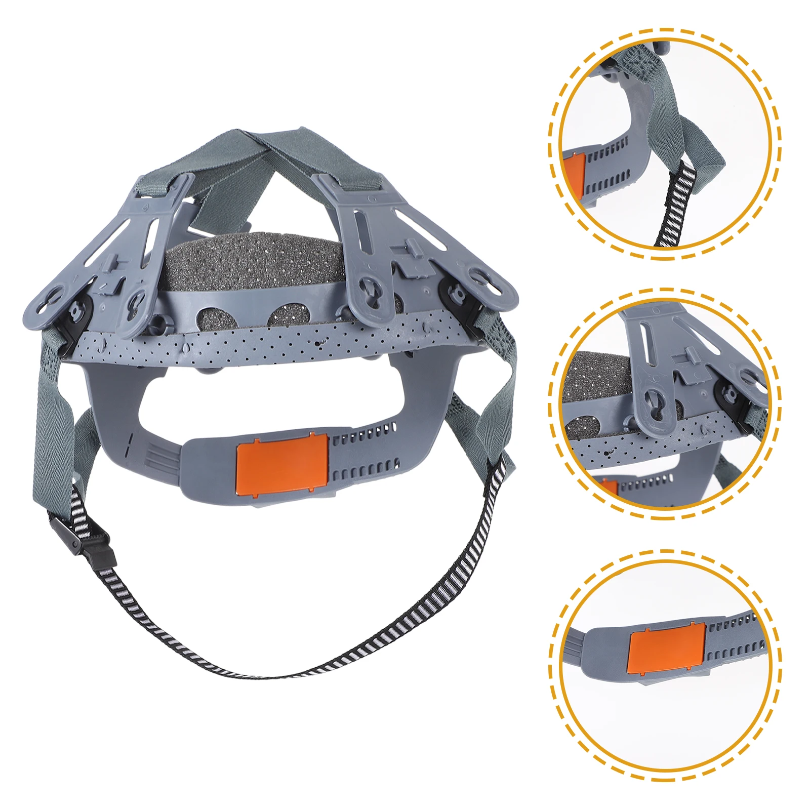 Hard Hat Liner Safety Hat Suspension Breathable Lightweight Comfortable Construction Inner Cloth Adjustable Design