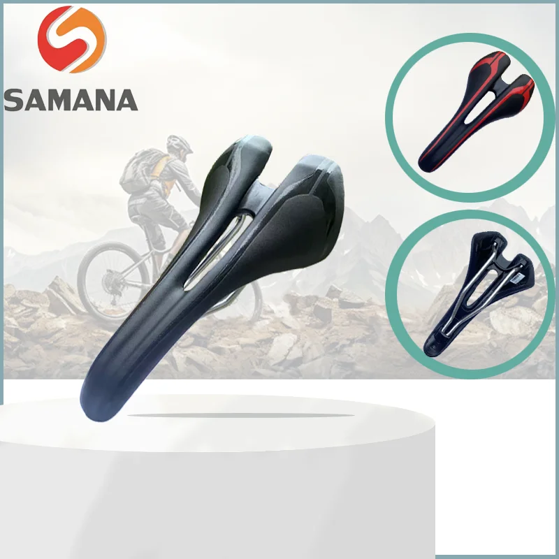 Ultra-Fine Leather Bicycle Saddle, Hollow Breathable Saddle, Non-Slip Cushion, Comfortable Bicycle Accessories, New